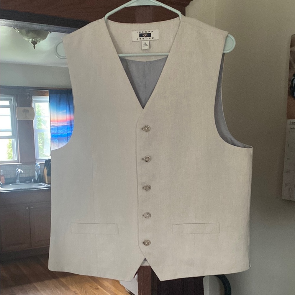 Men's White Vest
